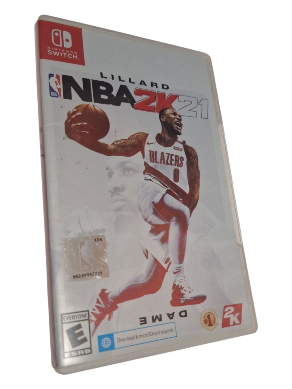 Nintendo NBA 2K21 Lillard Edition - White & Red